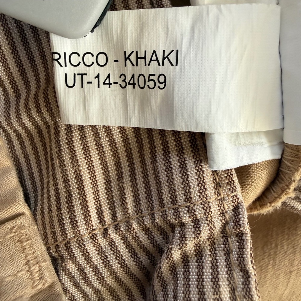 UNTUCKit Boys Tan Khaki Chino Shorts Pima Cotton Spandex Size 10‎ - Picture 5 of 10